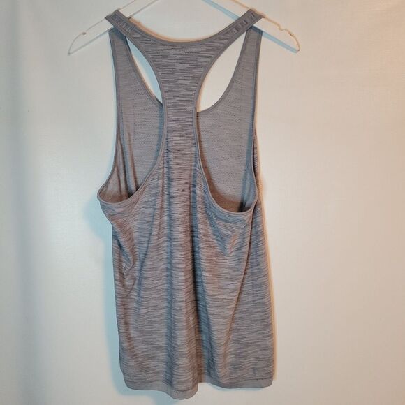 Under Armour Threadborne Gray Racerback Tank Top - Picture 3 of 7